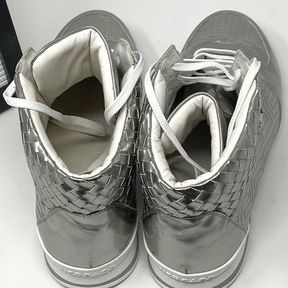 Versace Men Silver Sneakers - Picture 6 of 6